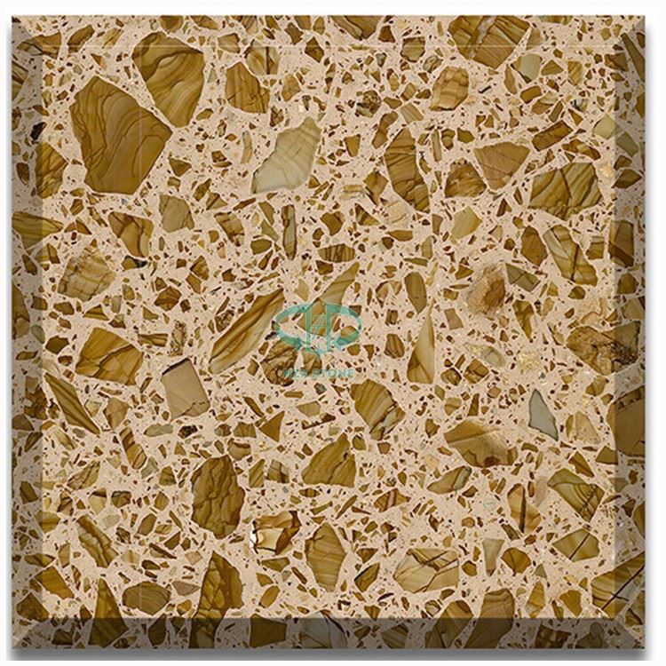 Yellow Terrazzo Stone Tiles