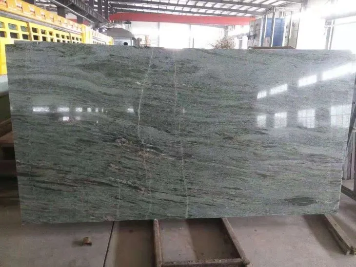 Multicolor Green Granite Slabs