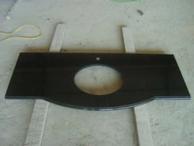Shanxi zwart graniet ijdelheid Top