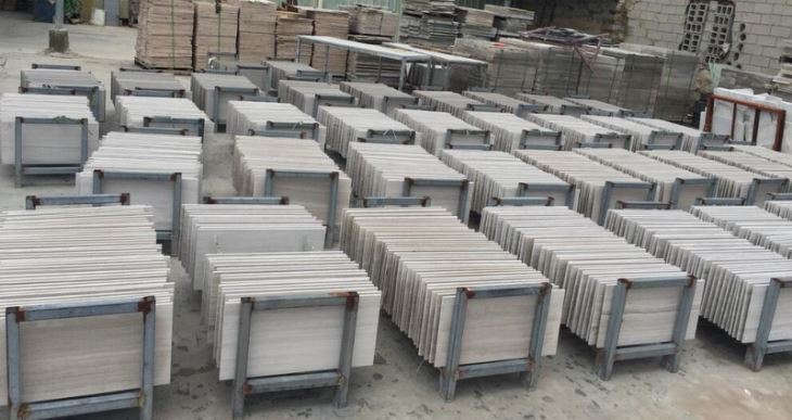 Wooden White tiles