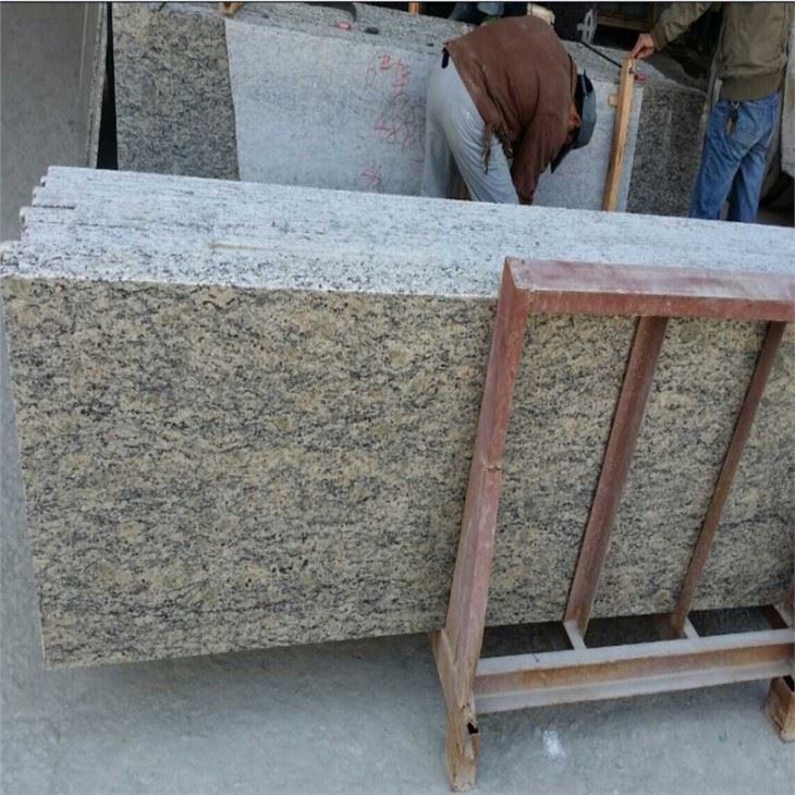 Giallo Santa Cecilia Yellow Granite Slabs