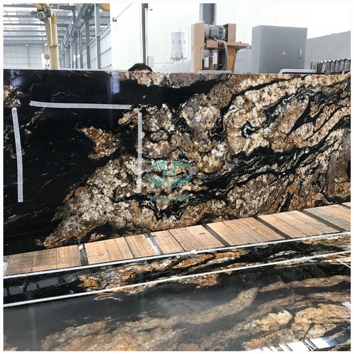 Magma Gold Granite Kitchen Benchtops