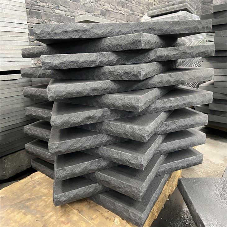 black sandstone tile